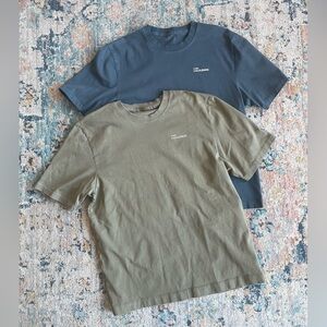 Set of 2! Lululemon Men's Heavyweight Graphic Short Sleeve Tees - small